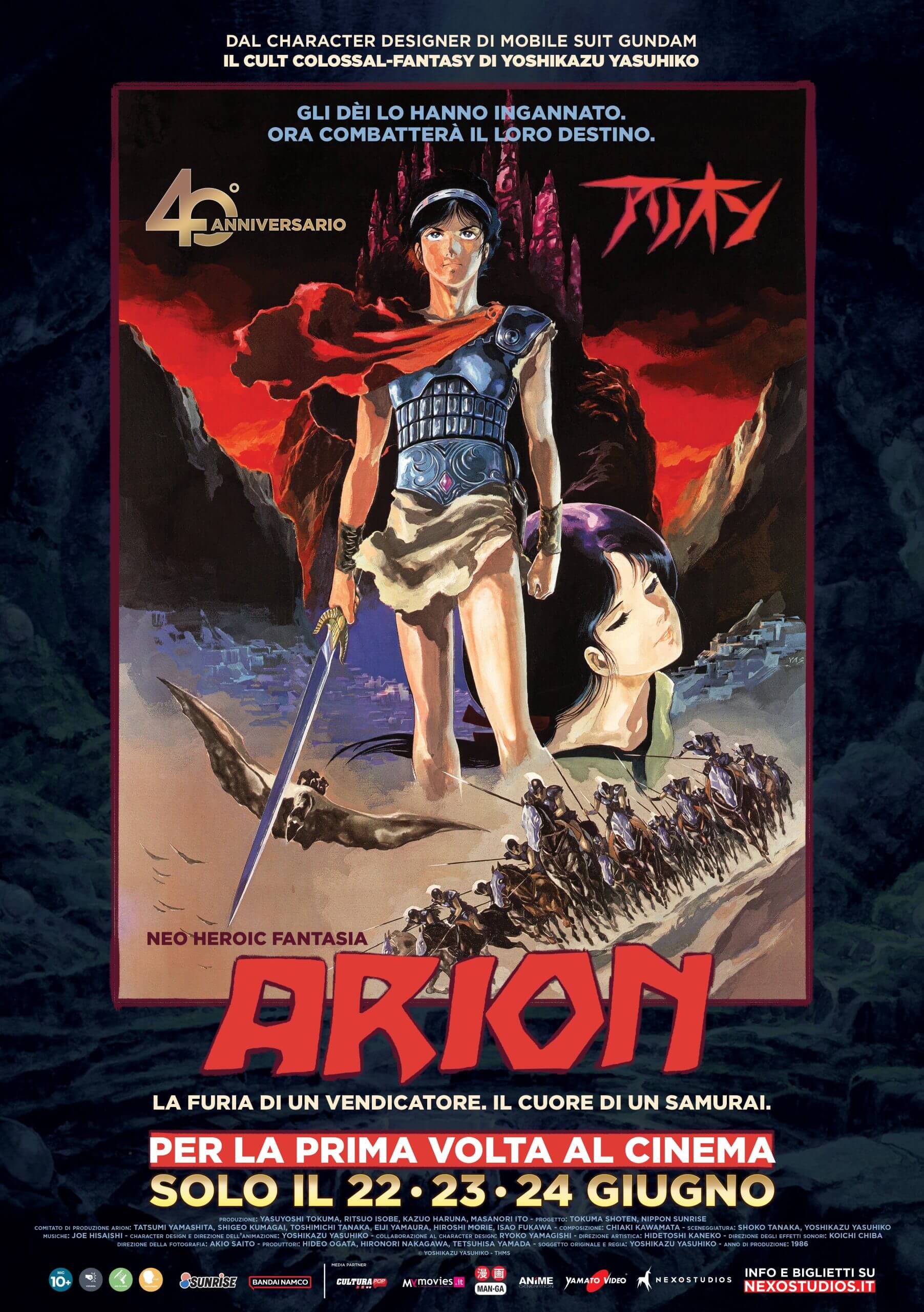 Locandina di Arion – 40° anniversario